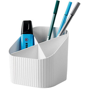 HAN Stiftehalter Re-X-LOOP weiß 100% Recyclingmaterial 4 Fächer 11,1 x 12,1 x 10,6 cm HAN Stiftehalter Re-X-LOOP weiß 100% Recyclingmaterial 4 Fächer 11,1 x 12,1 x 10,6 cm von HAN