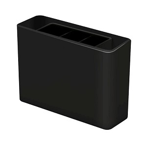 HAN Stiftehalter smart-Line schwarz Kunststoff 3 Fächer 13,5 x 4,0 x 9,8 cm von HAN