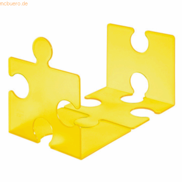 Han CD/Buchstütze Puzzle im 2er-Pack transluzent orange Han CD/Buchstütze Puzzle im 2er-Pack transluzent orange von HAN