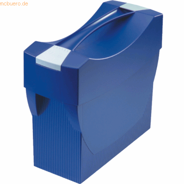 Han Hängemappenbox Swing 397x154x347mm blau mit Deckel von HAN