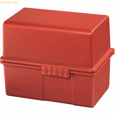 Han Karteikartenbox A8 quer inkl. 100 Karten und Register rot Han Karteikartenbox A8 quer inkl. 100 Karten und Register rot von HAN