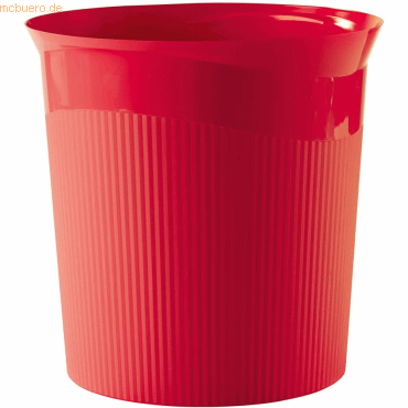Han Papierkorb Re-Loop 13 Liter 100% Recyclingmaterial rund rot Han Papierkorb Re-Loop 13 Liter 100% Recyclingmaterial rund rot von HAN