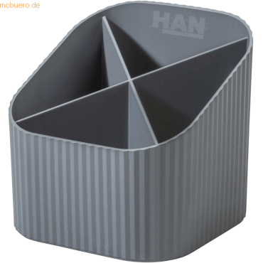 Han Schreibtischköcher Karma 4 Fächer RC-Kunststoff öko-grau Han Schreibtischköcher Karma 4 Fächer RC-Kunststoff öko-grau von HAN