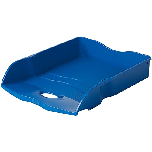 Letterbox Han Re-Loop A4/C4-Stack und nestable, blau 100% recyceltes Material von HAN