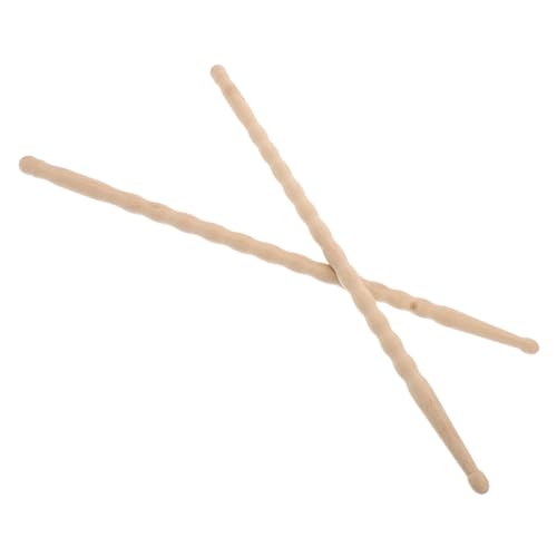 HANABASS 1 Paar Drum Stick Drum Aus Holz Jazz-drumsticks Nicht Rutschfeste Percussion-sticks Klassische Musik -drumsticks Marsch-snare-sticks Khaki Bambus von HANABASS