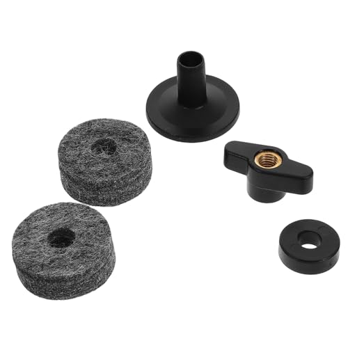 HANABASS 1 Satz Drum-Pad-Ständer Beckenhalterung Ärmel für Beckenständer Teile für Trommelständer Becken Ärmel Zymbal -Standzubehör Drumset Accessoire Filz Schwarz HANABASS 1 Satz Drum-Pad-Ständer Beckenhalterung Ärmel für Beckenständer Teile für Trommelständer Becken Ärmel Zymbal -Standzubehör Drumset Accessoire Filz Schwarz von HANABASS