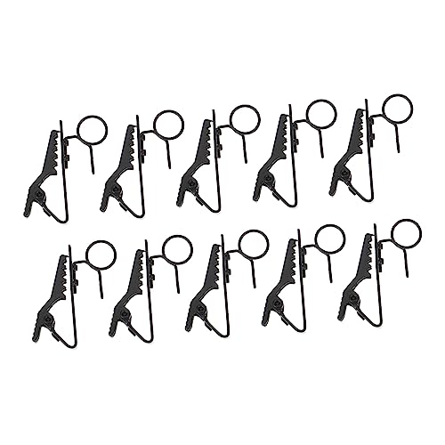 HANABASS 10Stücke Mikrofon Clip Halterung Eisen Mikrofonzubehör Praktische Fixierclips für Ansteckmikrofone für Ktv Bühnenaufführungen und Konferenzen HANABASS 10Stücke Mikrofon Clip Halterung Eisen Mikrofonzubehör Praktische Fixierclips für Ansteckmikrofone für Ktv Bühnenaufführungen und Konferenzen von HANABASS
