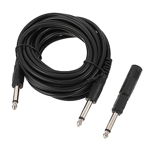 HANABASS 1Satz Gitarrenkabeladapter Professionelles Instrumentenkabel Für Elektrische Gitarre Und Bass Flexibles Design Für Optimale Signalübertragung Geräuschreduzierend Kompatibel von HANABASS