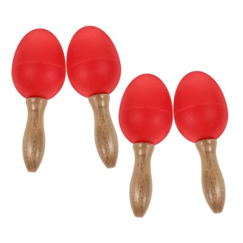 HANABASS 2 Paare Orff -Instrumentsandhammer Percussion-Maracas-Ei Tamburin-Shaker Rhythmus-Maracas Geräuschmacher Musikalisches Maracas- Musik Maracas maraca Umwelt abs rot HANABASS 2 Paare Orff -Instrumentsandhammer Percussion-Maracas-Ei Tamburin-Shaker Rhythmus-Maracas Geräuschmacher Musikalisches Maracas- Musik Maracas maraca Umwelt abs rot von HANABASS