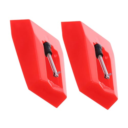 HANABASS 2 Stück Nadel Eines Schallplattenspielers Nadel Für Plattenspieler Vintage-plattenspielernadeln Nadel Eines Plattenspielers Zubehör Für Schallplatten Aufnahmestift Aluminium Rot HANABASS 2 Stück Nadel Eines Schallplattenspielers Nadel Für Plattenspieler Vintage-plattenspielernadeln Nadel Eines Plattenspielers Zubehör Für Schallplatten Aufnahmestift Aluminium Rot von HANABASS