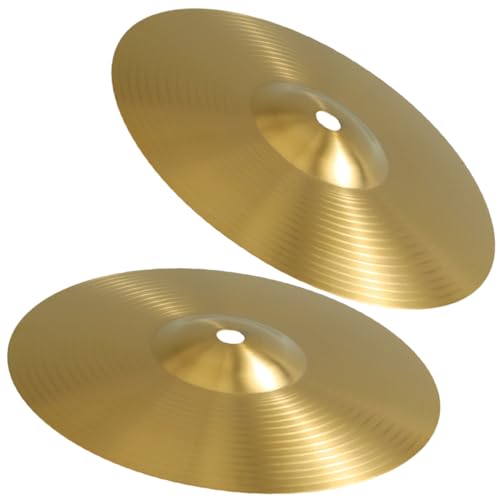 HANABASS 2Er Set Becken Trommelsymbole Percussion Becken Jazz Crash Trommel Glockenbecken Musiktrommelzubehör Metalltrommel Becken Musikinstrument Trommel Becken Splash Becken HANABASS 2Er Set Becken Trommelsymbole Percussion Becken Jazz Crash Trommel Glockenbecken Musiktrommelzubehör Metalltrommel Becken Musikinstrument Trommel Becken Splash Becken von HANABASS