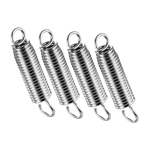 HANABASS 4 Stück Drum-Kit-Zubehör Teile für Trommel Bassdrum -Pedalfeder Teile für Drum-Fußpedale Schlagfeder des Bremspedals Schlagzeug-Teile Metall Silver HANABASS 4 Stück Drum-Kit-Zubehör Teile für Trommel Bassdrum -Pedalfeder Teile für Drum-Fußpedale Schlagfeder des Bremspedals Schlagzeug-Teile Metall Silver von HANABASS