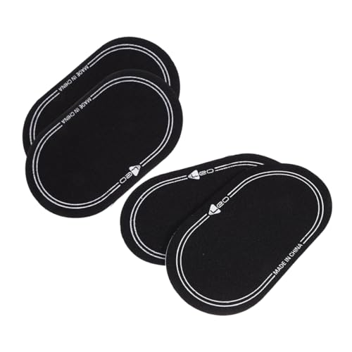 HANABASS 4 Stück Trommel Schutz Aufkleber Percussion-zubehör Drum-stummschaltflächen Trommelschutz Zubehör Für Trommelfelle Trommelkopfschutz Trommelmittel Schlagzeug-übungspad Pte Schwarz HANABASS 4 Stück Trommel Schutz Aufkleber Percussion-zubehör Drum-stummschaltflächen Trommelschutz Zubehör Für Trommelfelle Trommelkopfschutz Trommelmittel Schlagzeug-übungspad Pte Schwarz von HANABASS