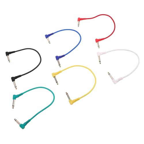 HANABASS 6 Stück kabel für elektrische gitarre E-Gitarren-Verstärkerkabel Patchkabel gitarre Akustikgitarrenkabel Bass-Effektkabel Effektorkabel Instrumentenkabel Metall HANABASS 6 Stück kabel für elektrische gitarre E-Gitarren-Verstärkerkabel Patchkabel gitarre Akustikgitarrenkabel Bass-Effektkabel Effektorkabel Instrumentenkabel Metall von HANABASS