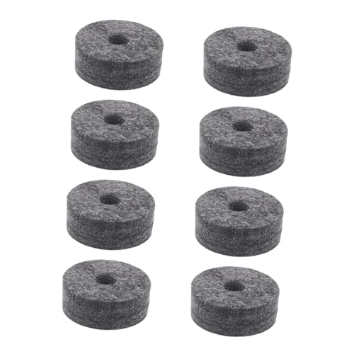 HANABASS 8-teiliges Set Drum Accessoires Fühlten Sich Trommelzymbumärmel Zubehör Für Becken Schlagzeug-übungsset Becken Filzgleiter Handtrommel Beckenfilze Gefühlt Grey HANABASS 8-teiliges Set Drum Accessoires Fühlten Sich Trommelzymbumärmel Zubehör Für Becken Schlagzeug-übungsset Becken Filzgleiter Handtrommel Beckenfilze Gefühlt Grey von HANABASS