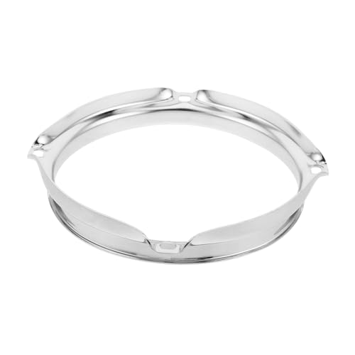 HANABASS Drum-Kit-Zubehör Stickrahmen Zubehör für elektrische Trommeln Schlaginstrumente Snare-Drum-Ring Bügelschutz aus Metall Drum-Hoop-Klemme Trommelreifen Eisen Silver HANABASS Drum-Kit-Zubehör Stickrahmen Zubehör für elektrische Trommeln Schlaginstrumente Snare-Drum-Ring Bügelschutz aus Metall Drum-Hoop-Klemme Trommelreifen Eisen Silver von HANABASS