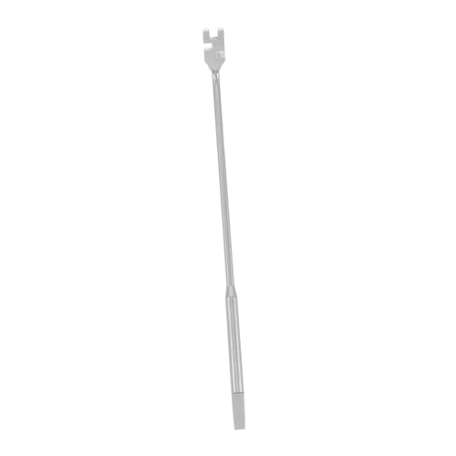 HANABASS Klavierwerkzeuge Stimmgerät für Klavier Stimmschlüssel für Percussion Klavierhammerpflege Stimmhammer aus Metall Zubehör für Musikinstrumente Stahl Silver von HANABASS