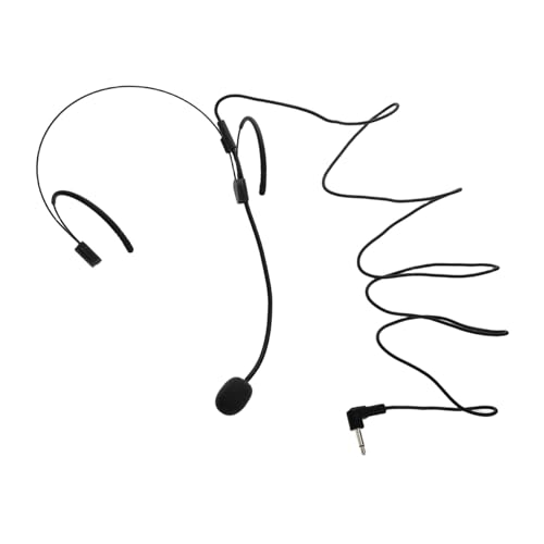HANABASS Lautsprecher Kondensatormikrofon Kabelloser Bodypack Sender Fake Mic Headset Tragbarer Sprachverstärker Lautsprecher Mikrofon Headset Doppeltes Over Ear Mikrofon Schwarzes HANABASS Lautsprecher Kondensatormikrofon Kabelloser Bodypack Sender Fake Mic Headset Tragbarer Sprachverstärker Lautsprecher Mikrofon Headset Doppeltes Over Ear Mikrofon Schwarzes von HANABASS