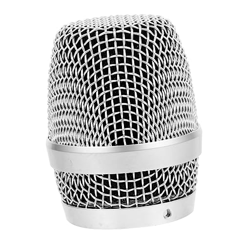 HANABASS Mikrofon Ersatzkopf aus Metall für Robuste Mikrofongitter Abdeckung Kühlergrill Mikrofonzubehör für Ktv Events und Bühnenanwendungen HANABASS Mikrofon Ersatzkopf aus Metall für Robuste Mikrofongitter Abdeckung Kühlergrill Mikrofonzubehör für Ktv Events und Bühnenanwendungen von HANABASS
