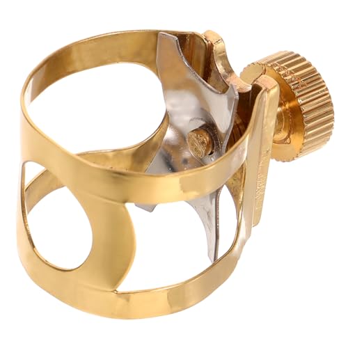 HANABASS Saxophon Clip aus Messing Stabiler Clip für Alto Saxophon Leichtes und Tragbares Saxophonzubehör Professionelles Mundstück Zubehör für Musiker Zuverlässige HANABASS Saxophon Clip aus Messing Stabiler Clip für Alto Saxophon Leichtes und Tragbares Saxophonzubehör Professionelles Mundstück Zubehör für Musiker Zuverlässige von HANABASS