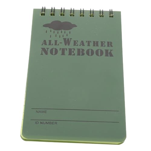 HANABASS Wasserdichte Klebrige Noten Notizbuch Notebook-büro Spiralnotenbuch Kleiner Spulennotizblock Multifunktions-notebook Notizblock Für Studenten Papier Green HANABASS Wasserdichte Klebrige Noten Notizbuch Notebook-büro Spiralnotenbuch Kleiner Spulennotizblock Multifunktions-notebook Notizblock Für Studenten Papier Green von HANABASS