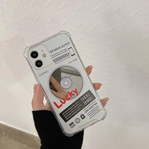 CD-Spiegel-Telefonhülle für iPhone 13 14 Pro Max 11 12 Mini X XS Max XR 7 8 Plus SE2 Stoßfeste Hülle, T1, für iPhone 13ProMax CD-Spiegel-Telefonhülle für iPhone 13 14 Pro Max 11 12 Mini X XS Max XR 7 8 Plus SE2 Stoßfeste Hülle, T1, für iPhone 13ProMax von HANASE