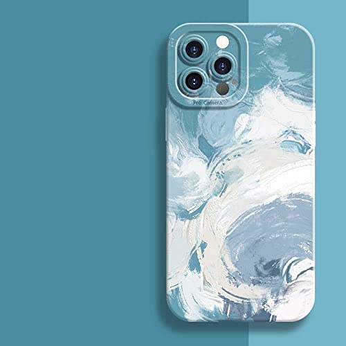 HANASE Aquarell-Malerei-Hülle für iPhone 11 12 13 14 Pro Max Mini XR XS X 7 8 Plus SE 2020 Regenbogen Stoßfeste weiche TPU-Silikonhülle, 2, für iPhone 13 Mini HANASE Aquarell-Malerei-Hülle für iPhone 11 12 13 14 Pro Max Mini XR XS X 7 8 Plus SE 2020 Regenbogen Stoßfeste weiche TPU-Silikonhülle, 2, für iPhone 13 Mini von HANASE