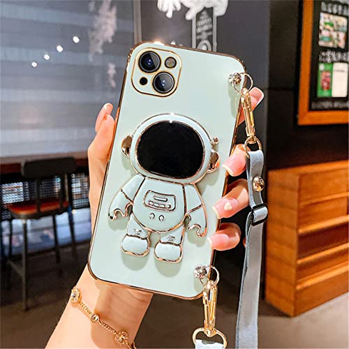 HANASE Astronaut Crossbody Lanyard Telefonhalter Hülle für iPhone 13 12 11 14 Pro Max XR XS Max X 7 8 6 6S Plus Mini Stand Silikonhülle, 3, für iPhone 13 Mini HANASE Astronaut Crossbody Lanyard Telefonhalter Hülle für iPhone 13 12 11 14 Pro Max XR XS Max X 7 8 6 6S Plus Mini Stand Silikonhülle, 3, für iPhone 13 Mini von HANASE