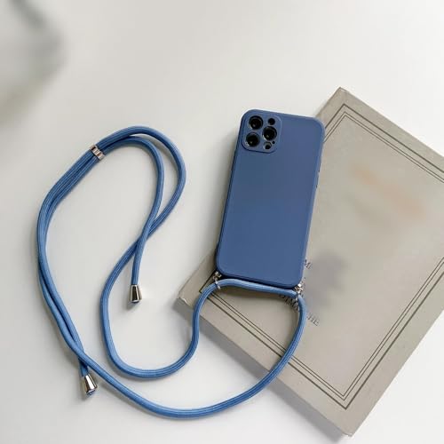 HANASE Crossbody Halskette Riemen Lanyard Cord Silikon Handyhülle für Realme C2 C11 C12 C15 C17 C20A C21Y C25S C25Y C3 GT Neo 2 Pro 5G,X4,Für C11 (2021) von HANASE