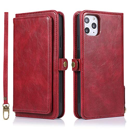 HANASE Flip Wallet Case für iPhone 14 13 12 Mini 11 Pro Max Leder SE 2020 2022 XS XR X 6 6s 7 8 Plus Magnetische Kartensteckplätze Telefonabdeckung, E, für iPhone 12 Mini HANASE Flip Wallet Case für iPhone 14 13 12 Mini 11 Pro Max Leder SE 2020 2022 XS XR X 6 6s 7 8 Plus Magnetische Kartensteckplätze Telefonabdeckung, E, für iPhone 12 Mini von HANASE