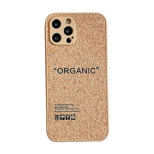 HANASE Korkkorn-Label-Buchstabe-weiche Handyhülle für iPhone 14 13 12 11 Pro Max XR X XS 7 8 14Plus Holzkompresse Sägemehl Atmungsaktive Abdeckung, M3, für iPhone 11 HANASE Korkkorn-Label-Buchstabe-weiche Handyhülle für iPhone 14 13 12 11 Pro Max XR X XS 7 8 14Plus Holzkompresse Sägemehl Atmungsaktive Abdeckung, M3, für iPhone 11 von HANASE