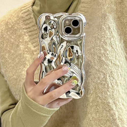 HANASE Plain Wave Bubble Soft Phone Case für iPhone 13 12 11 14 Pro Max 11 12 13 14 Protective Back Cover, Splitter, für iPhone 14Pro Max HANASE Plain Wave Bubble Soft Phone Case für iPhone 13 12 11 14 Pro Max 11 12 13 14 Protective Back Cover, Splitter, für iPhone 14Pro Max von HANASE