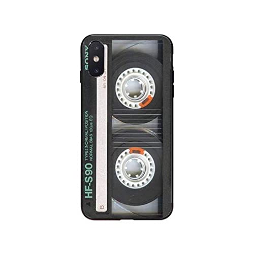 HANASE Retro-Kassetten-Handyhülle für iPhone 14 Pro Max 13 Pro Max 12mini 12 11 ProMax XS MAX XR SE2 8 7 Plus X, A7, für iPhone 14 Pro von HANASE
