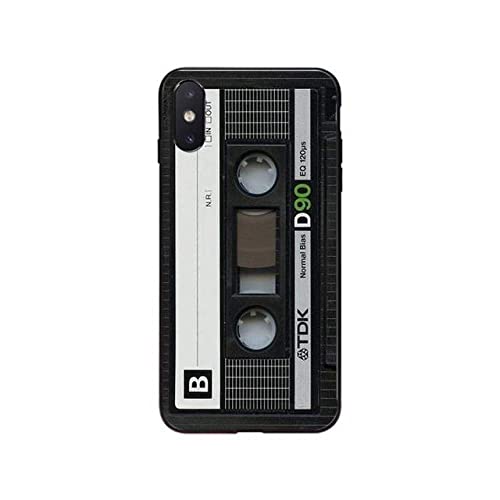 HANASE Retro-Kassetten-Handyhülle für iPhone 14 Pro Max 13 Pro Max 12mini 12 11 ProMax XS MAX XR SE2 8 7 Plus X, A9, für iPhone X XS HANASE Retro-Kassetten-Handyhülle für iPhone 14 Pro Max 13 Pro Max 12mini 12 11 ProMax XS MAX XR SE2 8 7 Plus X, A9, für iPhone X XS von HANASE