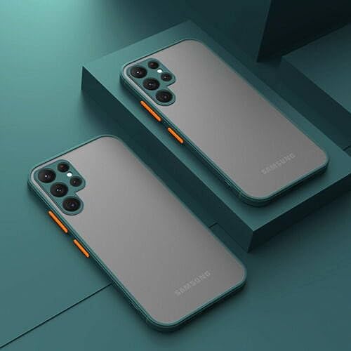 HANASE Stoßfeste Rüstung Matte Handyhülle für Samsung A72 A53 A52 A32 A51 A71 A21S S20 FE S21 S22 Ultra S20 Plus Luxuriöse klare Hartschale, Z3, für A53 5G von HANASE