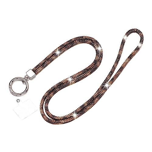 HANASE Strass-Handyband, Glitzer-Handy-Lanyard, Handy-Diamant-Kristall-Kettenriemen, Schlüsselanhänger, Anti-Verlust-Seil, Hängeschnur, T6 HANASE Strass-Handyband, Glitzer-Handy-Lanyard, Handy-Diamant-Kristall-Kettenriemen, Schlüsselanhänger, Anti-Verlust-Seil, Hängeschnur, T6 von HANASE