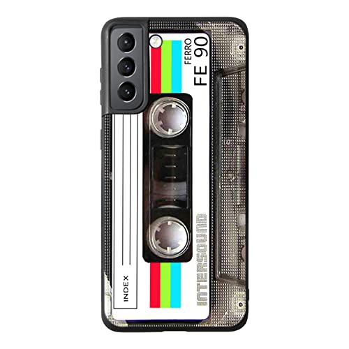 Vintage Kassette Retro-Stil für Samsung Galaxy Note 20 10 Lite 9 S10E S22 Ultra S21 S20 FE S10 5G S9 S8 Plus Weiche TPU-Hülle, W7898, für Samsung S22Ultra von HANASE