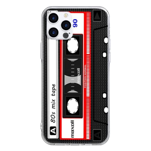 Vintage Kassette Retro für iPhone 13 12 Pro Max Mini Hüllen für iPhone 11 Pro XS MAX X XR SE 2020 7 8 6 6S 5 5S Plus, C4, für iPhone 12 Pro Vintage Kassette Retro für iPhone 13 12 Pro Max Mini Hüllen für iPhone 11 Pro XS MAX X XR SE 2020 7 8 6 6S 5 5S Plus, C4, für iPhone 12 Pro von HANASE