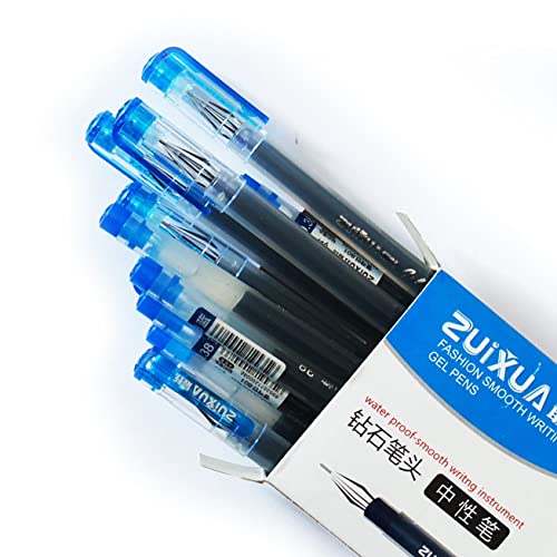 cs-801 Extra Fine Point Pen 0,38 mm, sortierte Farben, 12 Stück 0.38mm blau von HAND