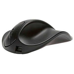HANDSHOEMOUSE Hippus M Maus ergonomisch kabellos schwarz von HANDSHOEMOUSE