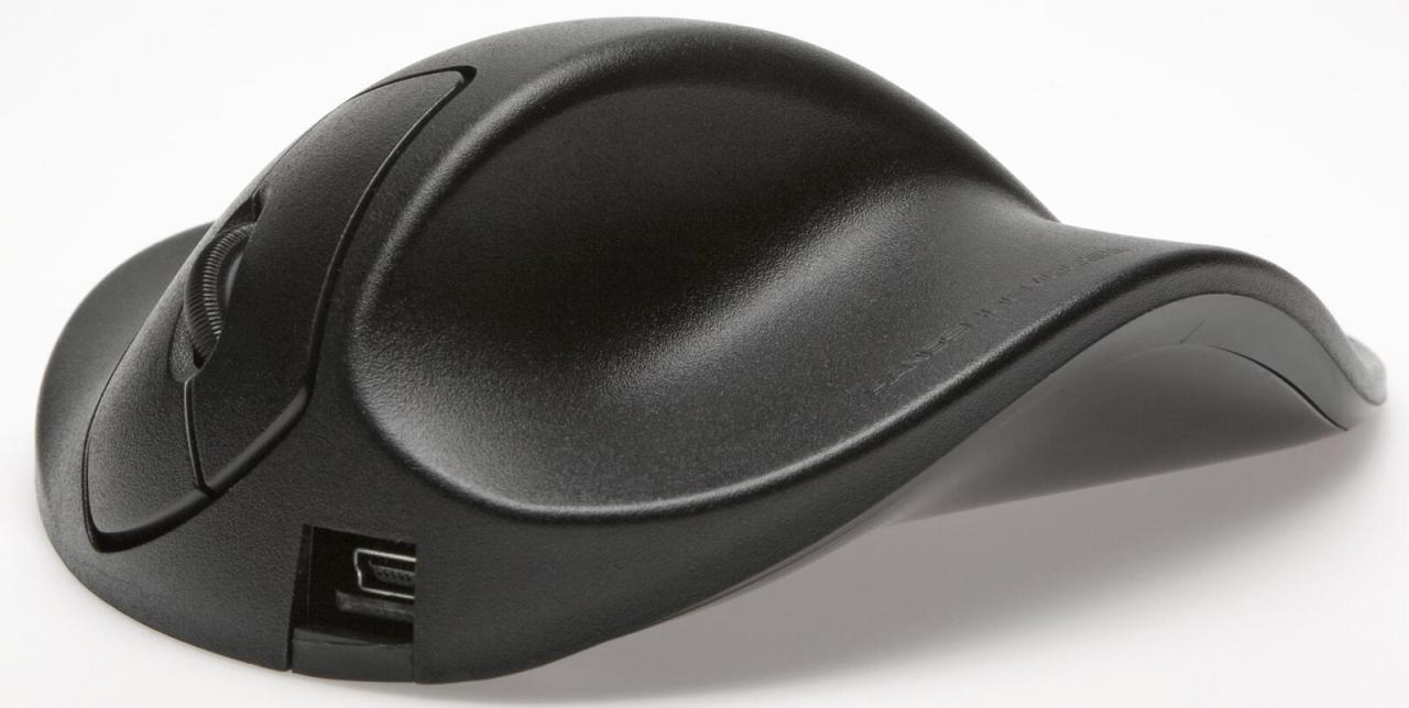HANDSHOEMOUSE Hippus M Maus ergonomisch kabellos schwarz HANDSHOEMOUSE Hippus M Maus ergonomisch kabellos schwarz von HANDSHOEMOUSE