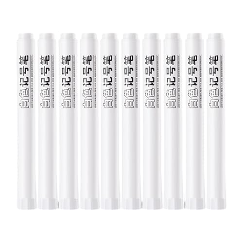 HANGELI 10 Stück/Set weißer Lackstift auf Ölbasis, Permanentmarker, Schreibwaren, Schulbedarf für Metallmalerei HANGELI 10 Stück/Set weißer Lackstift auf Ölbasis, Permanentmarker, Schreibwaren, Schulbedarf für Metallmalerei von HANGELI