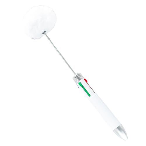 HANGELI 4-in-1 Perlenstift, mehrfarbiger Kugelschreiber, 4 Farben in 1, einziehbarer Kugelschreiber für Schüler und Lehrer HANGELI 4-in-1 Perlenstift, mehrfarbiger Kugelschreiber, 4 Farben in 1, einziehbarer Kugelschreiber für Schüler und Lehrer von HANGELI