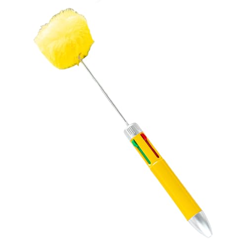 HANGELI 4-in-1 Perlenstift, mehrfarbiger Kugelschreiber, 4 Farben in 1, einziehbarer Kugelschreiber für Schüler und Lehrer HANGELI 4-in-1 Perlenstift, mehrfarbiger Kugelschreiber, 4 Farben in 1, einziehbarer Kugelschreiber für Schüler und Lehrer von HANGELI