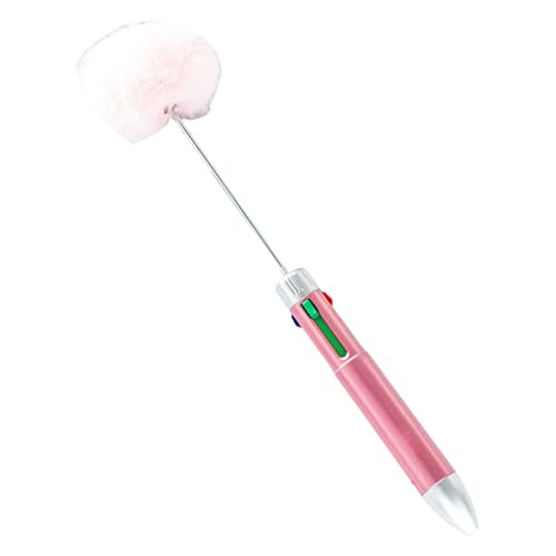 HANGELI 4-in-1 Perlenstift, mehrfarbiger Kugelschreiber, 4 Farben in 1, einziehbarer Kugelschreiber für Schüler und Lehrer HANGELI 4-in-1 Perlenstift, mehrfarbiger Kugelschreiber, 4 Farben in 1, einziehbarer Kugelschreiber für Schüler und Lehrer von HANGELI