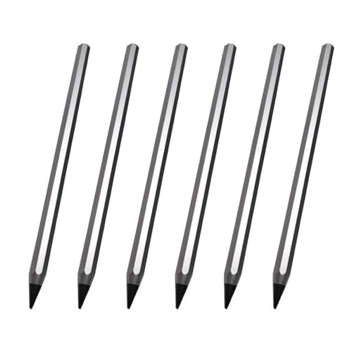 HANGELI 6 Stück/Packung achteckige Form, Metall, ewiger Bleistift, radierbar, ewiger Stift, tintenloser Bleistift zum Zeichnen, Skizzieren, Schreiben HANGELI 6 Stück/Packung achteckige Form, Metall, ewiger Bleistift, radierbar, ewiger Stift, tintenloser Bleistift zum Zeichnen, Skizzieren, Schreiben von HANGELI