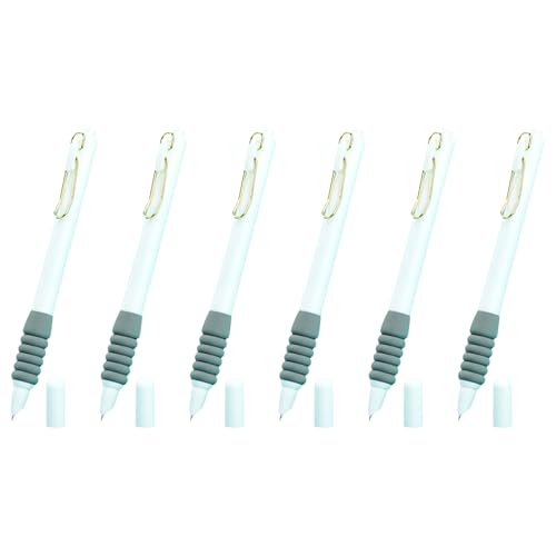 HANGELI 6 Stück einziehbarer Füllfederhalter mit Konverter für Kinder, Studenten, Push/Pull zum Nachfüllen, 0,38 mm feine Spitze HANGELI 6 Stück einziehbarer Füllfederhalter mit Konverter für Kinder, Studenten, Push/Pull zum Nachfüllen, 0,38 mm feine Spitze von HANGELI