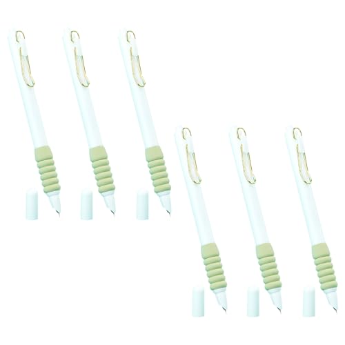 HANGELI 6 Stück einziehbarer Füllfederhalter mit Konverter für Kinder, Studenten, Push/Pull zum Nachfüllen, 0,38 mm feine Spitze HANGELI 6 Stück einziehbarer Füllfederhalter mit Konverter für Kinder, Studenten, Push/Pull zum Nachfüllen, 0,38 mm feine Spitze von HANGELI