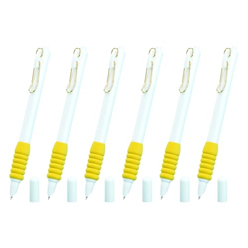 HANGELI 6 Stück einziehbarer Füllfederhalter mit Konverter für Kinder, Studenten, Push/Pull zum Nachfüllen, 0,38 mm feine Spitze HANGELI 6 Stück einziehbarer Füllfederhalter mit Konverter für Kinder, Studenten, Push/Pull zum Nachfüllen, 0,38 mm feine Spitze von HANGELI