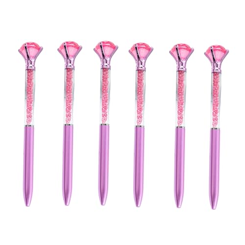 HANGELI 6 x Kugelschreiber für Damen und Mädchen, Kristall-Kugelschreiber für Büro, Dekoration HANGELI 6 x Kugelschreiber für Damen und Mädchen, Kristall-Kugelschreiber für Büro, Dekoration von HANGELI